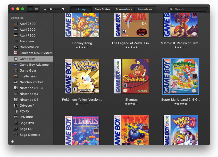 Game Boy Library - jota studio